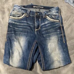 Expensive buckle jeans